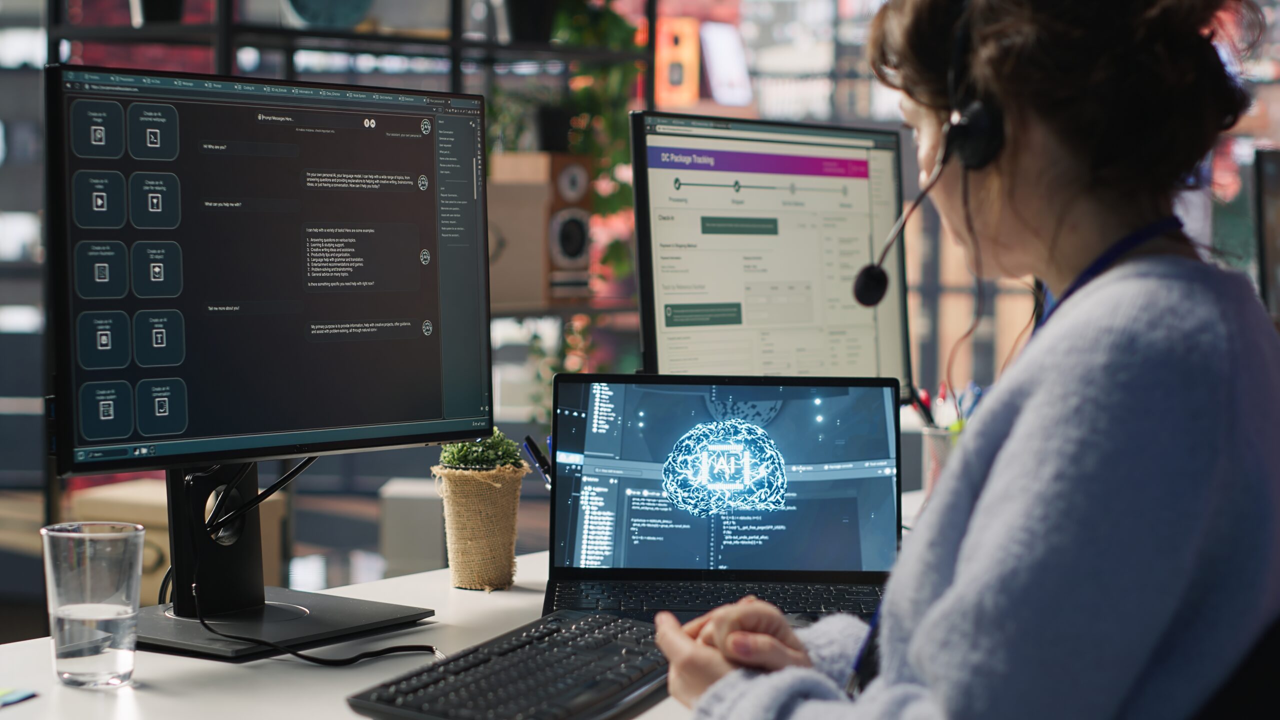Технічна підтримка сайту зі штучним інтелектом